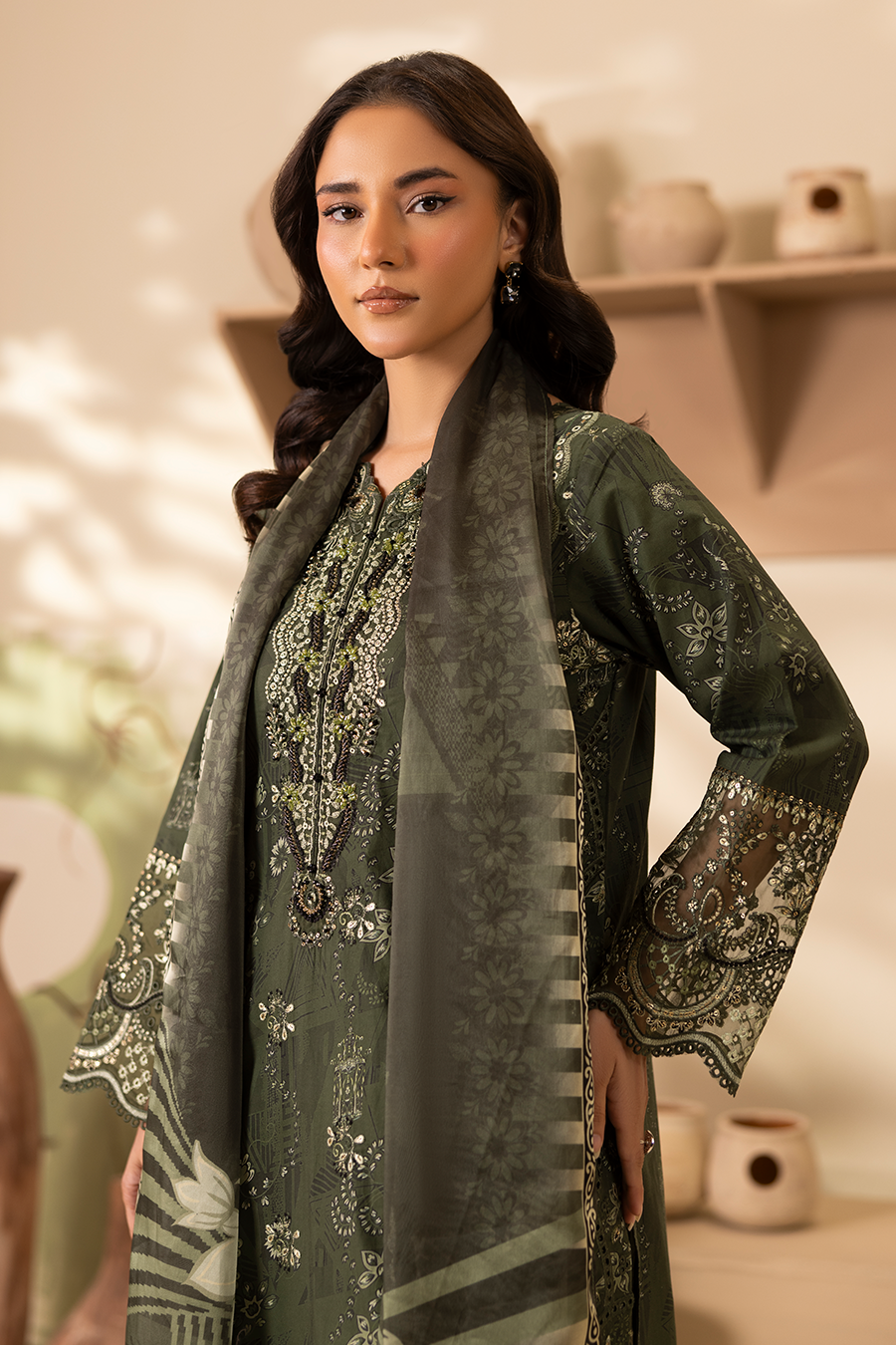 Moon Eyed - Printed Luxury Pret (3PC)