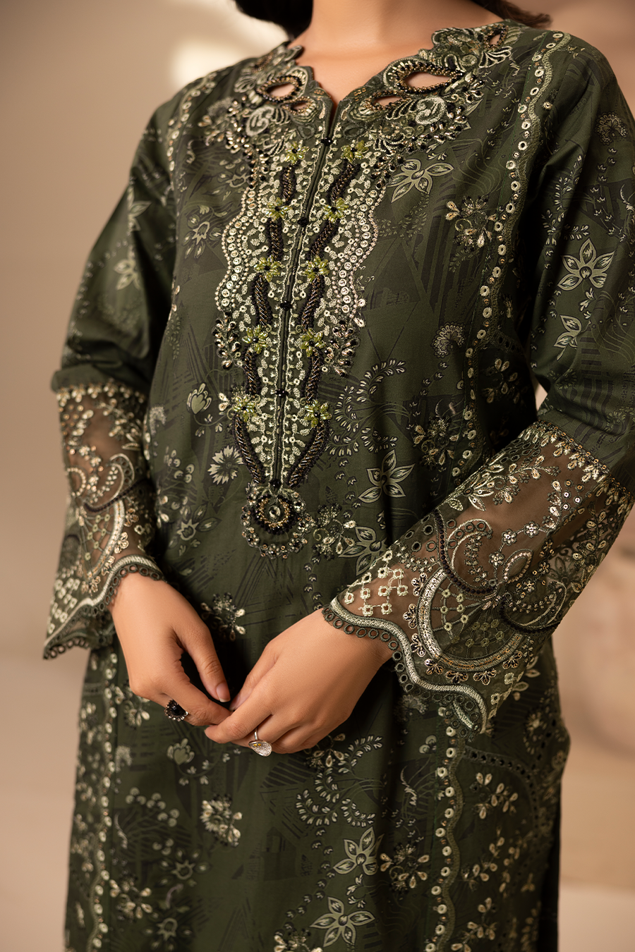 Moon Eyed - Printed Luxury Pret (3PC)