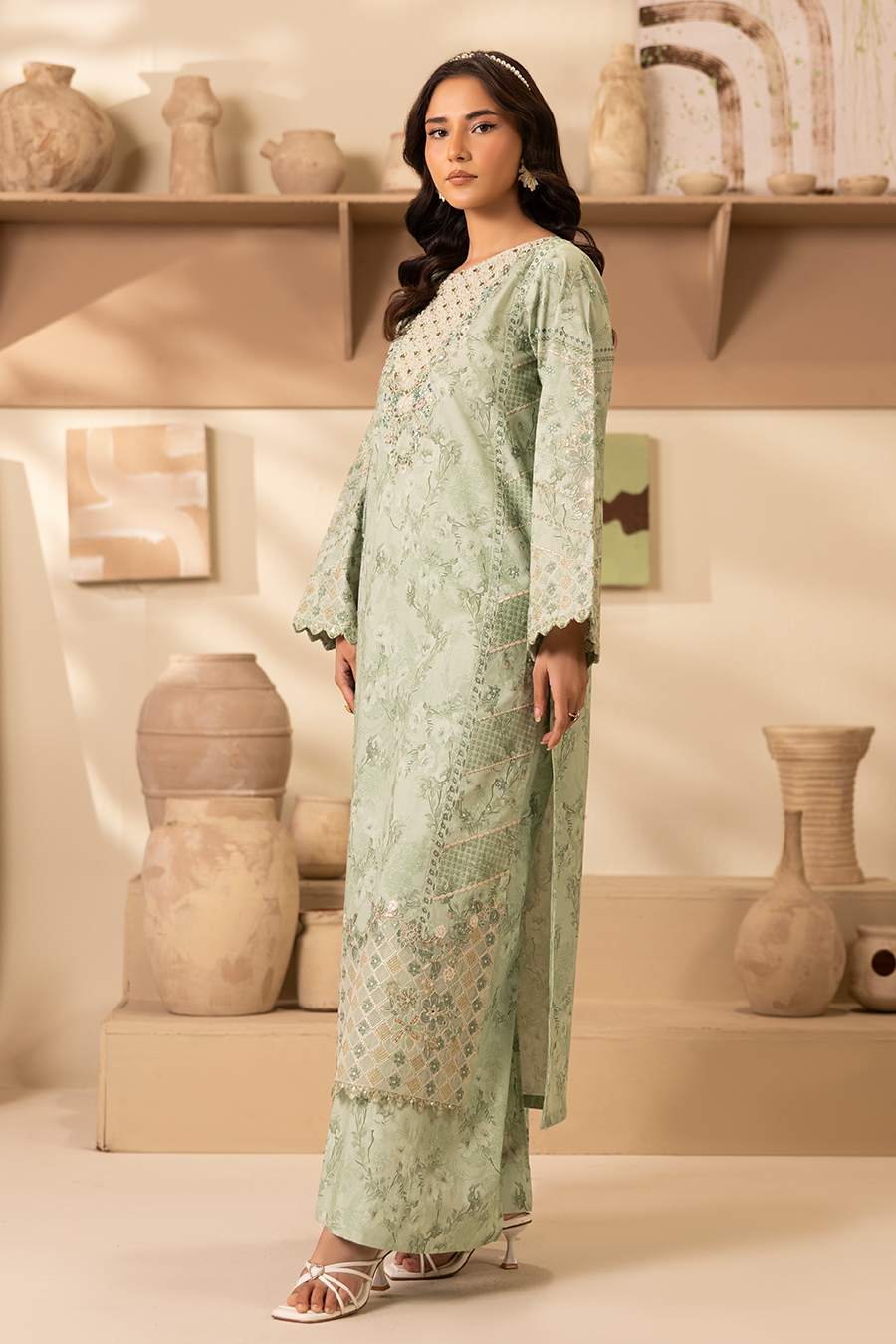 Mirzy - Printed Luxury Pret (3PC)