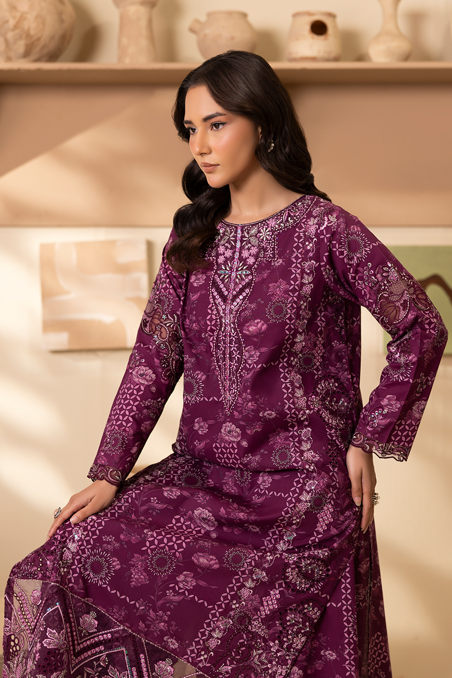 Midnight - Printed Luxury Pret (3PC)