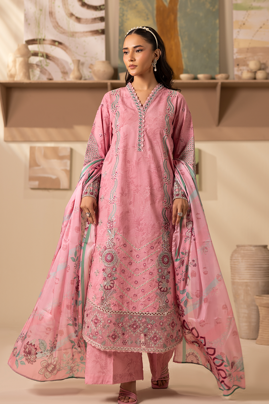 Sweet Pea - Printed Luxury Pret (3PC)