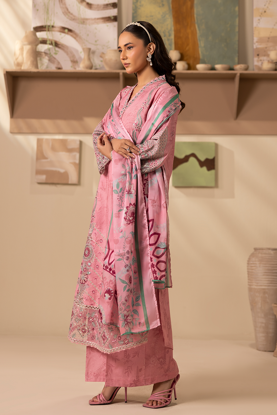 Sweet Pea - Printed Luxury Pret (3PC)