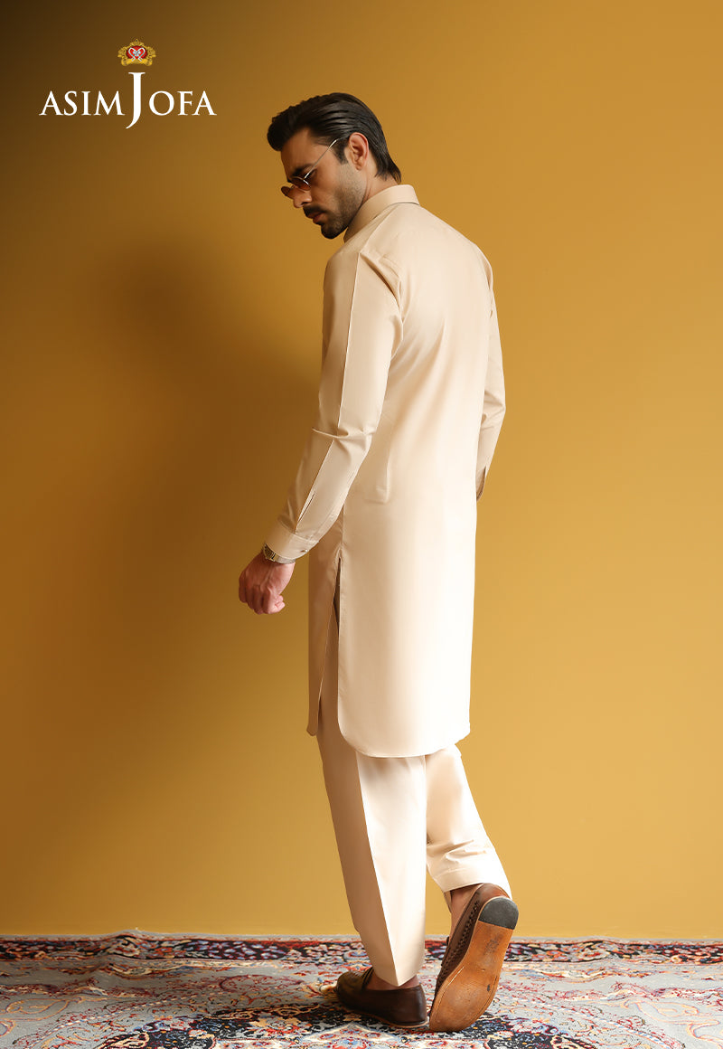 AJUBM-03 UNSTITCHED EGYPTIAN COTTON 2PC