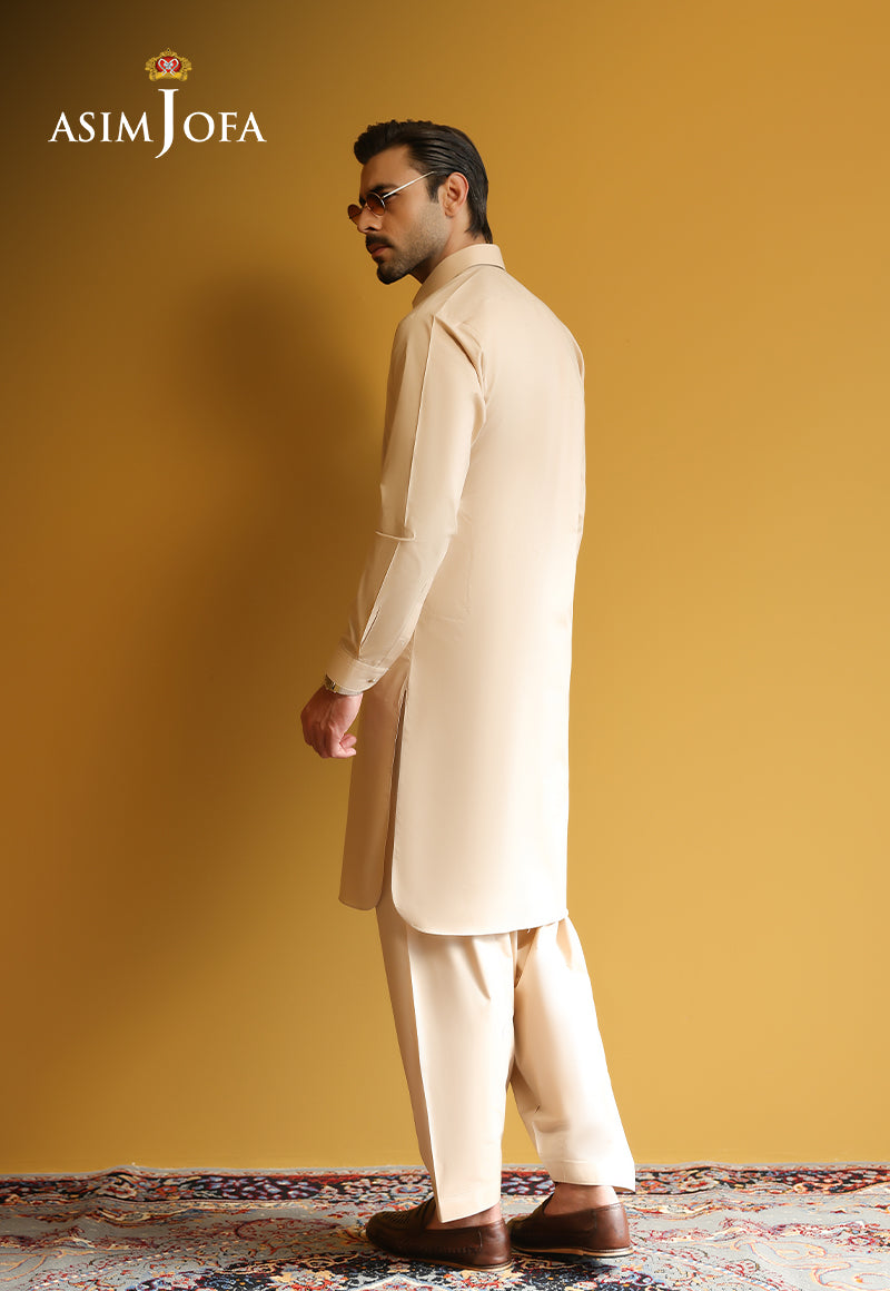 AJUBM-03 UNSTITCHED EGYPTIAN COTTON 2PC