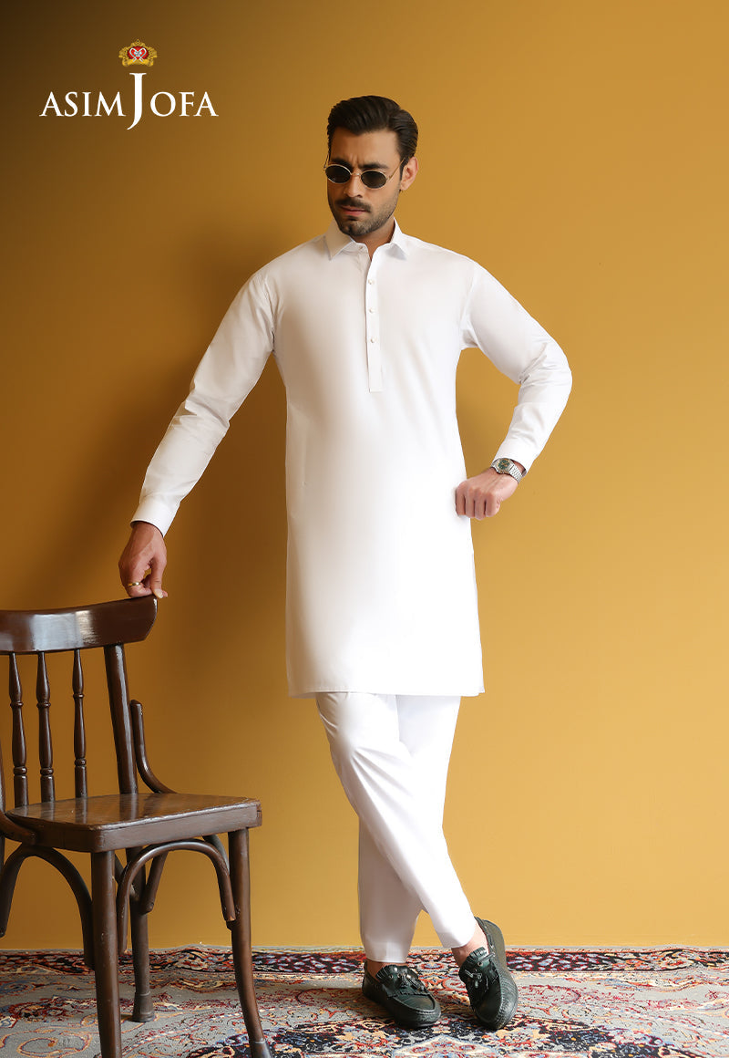 AJUBM-02 UNSTITCHED EGYPTIAN COTTON 2PC