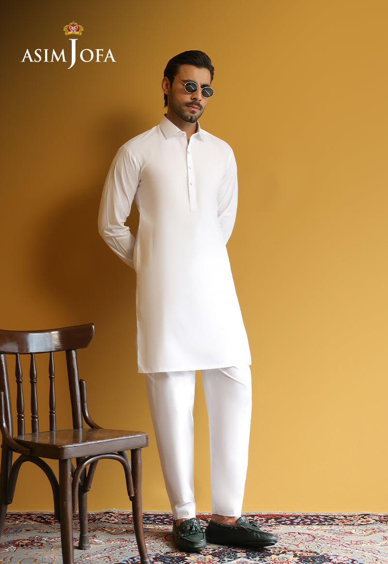 AJUBM-02 UNSTITCHED EGYPTIAN COTTON 2PC