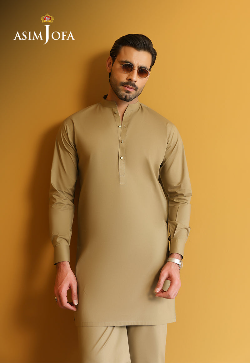 AJUBM-01 UNSTITCHED EGYPTIAN COTTON 2PC