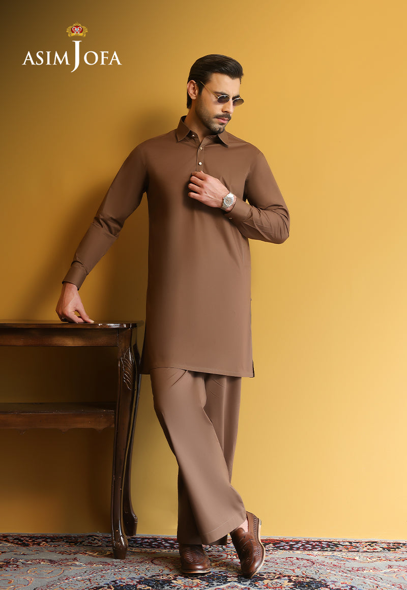 AJUBM-04 UNSTITCHED EGYPTIAN COTTON 2PC