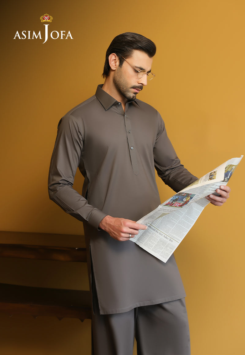 AJUBM-10 UNSTITCHED EGYPTIAN COTTON 2PC