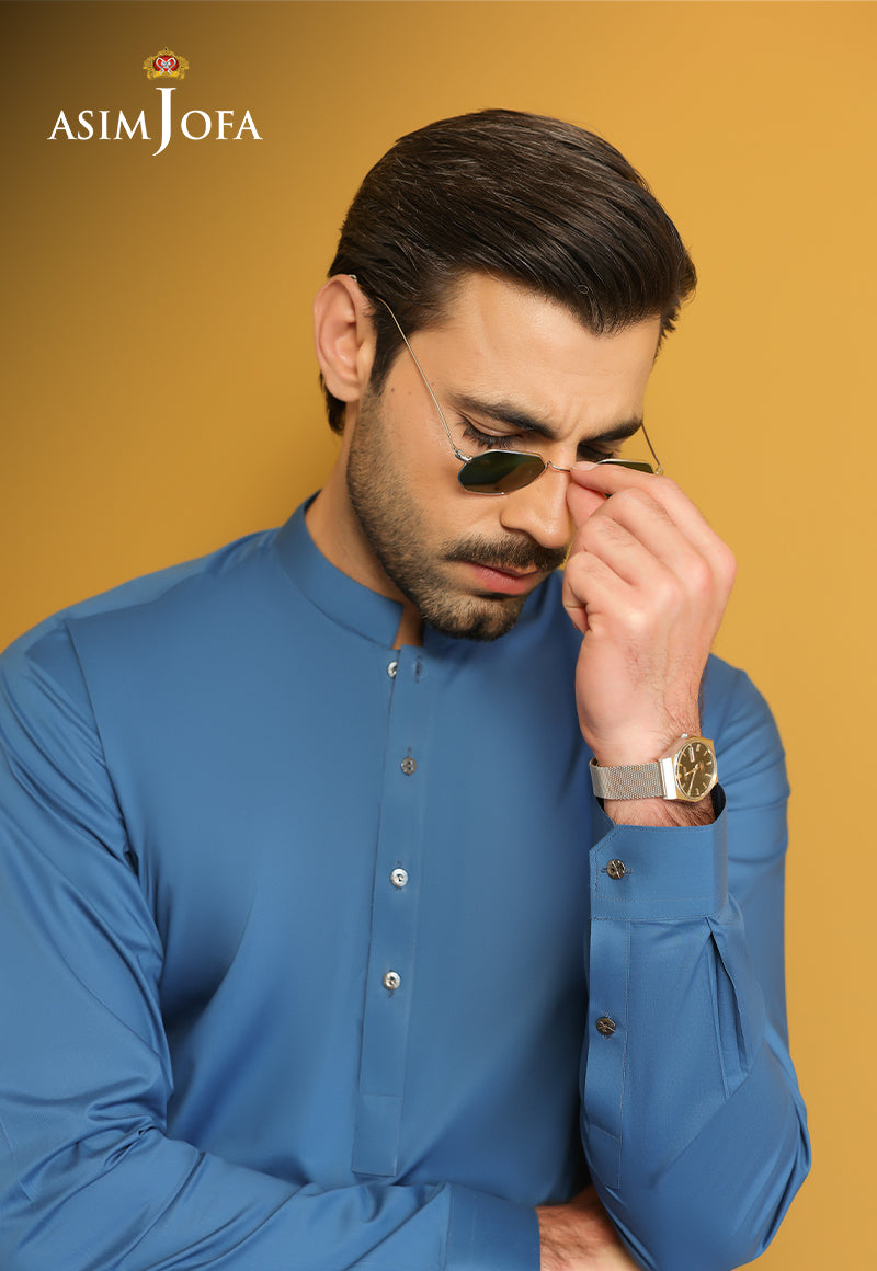 AJUBM-09 UNSTITCHED EGYPTIAN COTTON 2PC