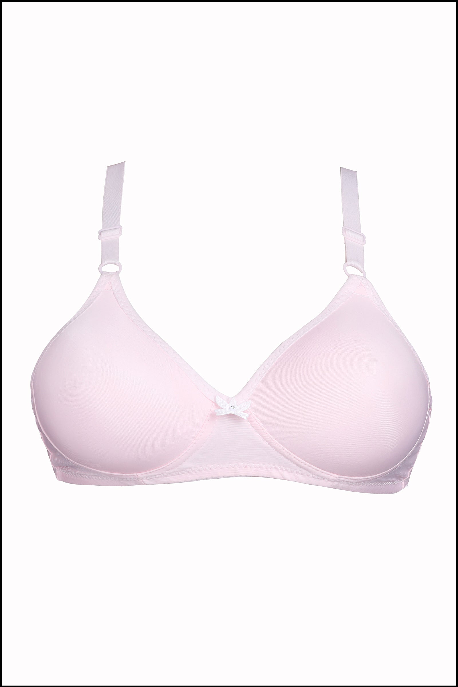 Black Clarkia - Padded Non-Wired T-Shirt Bra