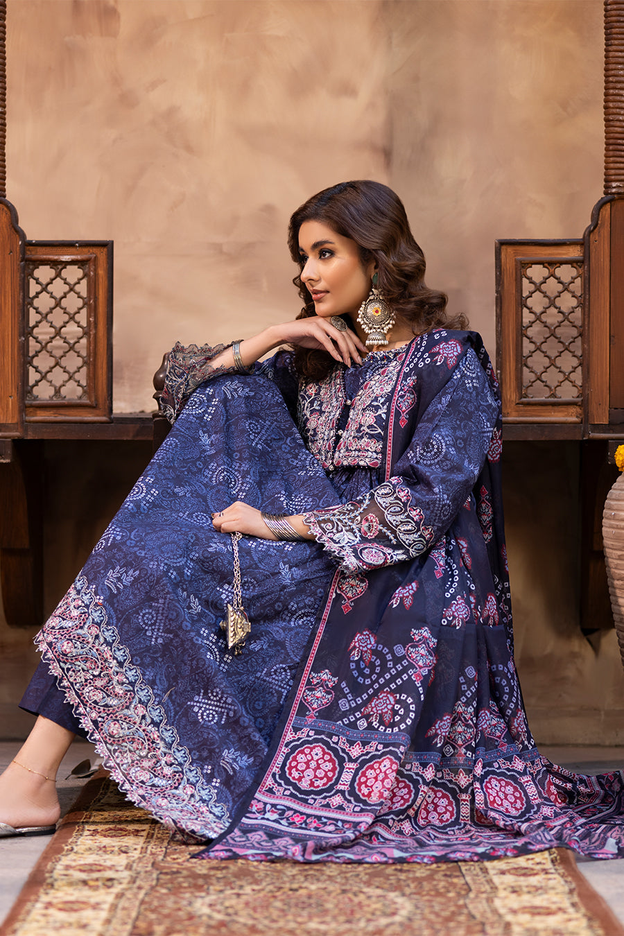 Kiran - Cotton Cambric Frock (3PC)