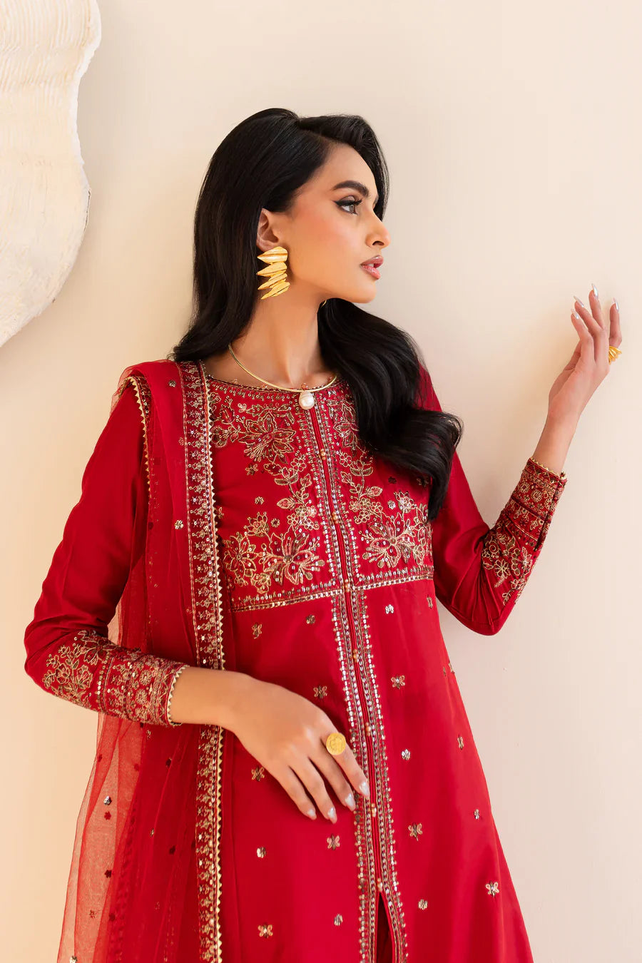 Shanaya - 3 PC Embroidered Dress