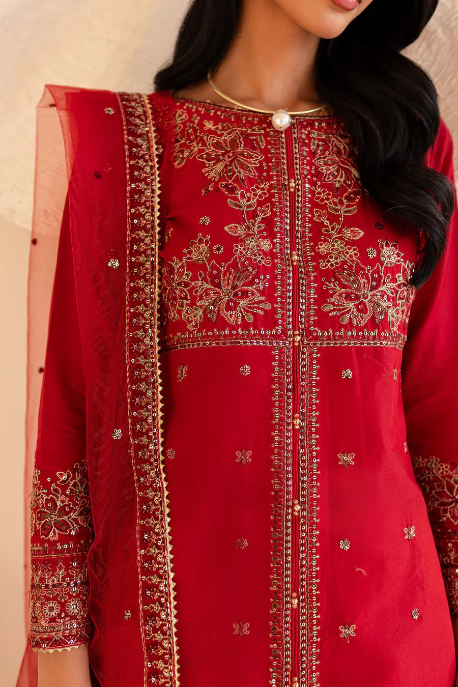 Shanaya - 3 PC Embroidered Dress