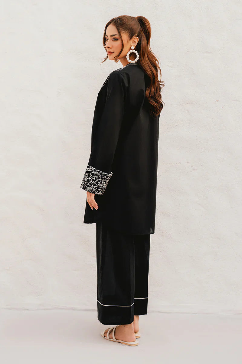 Zarqash - 2 PC Embroidered Dress