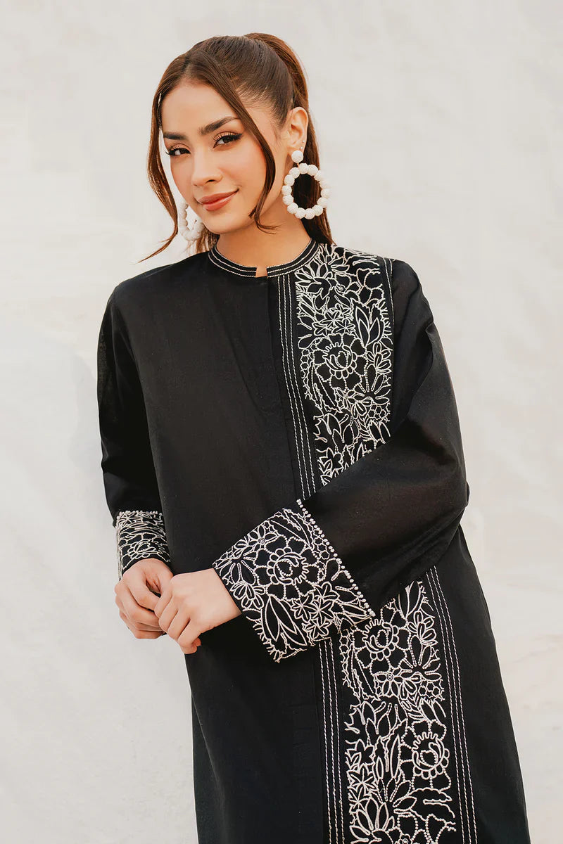 Zarqash - 2 PC Embroidered Dress