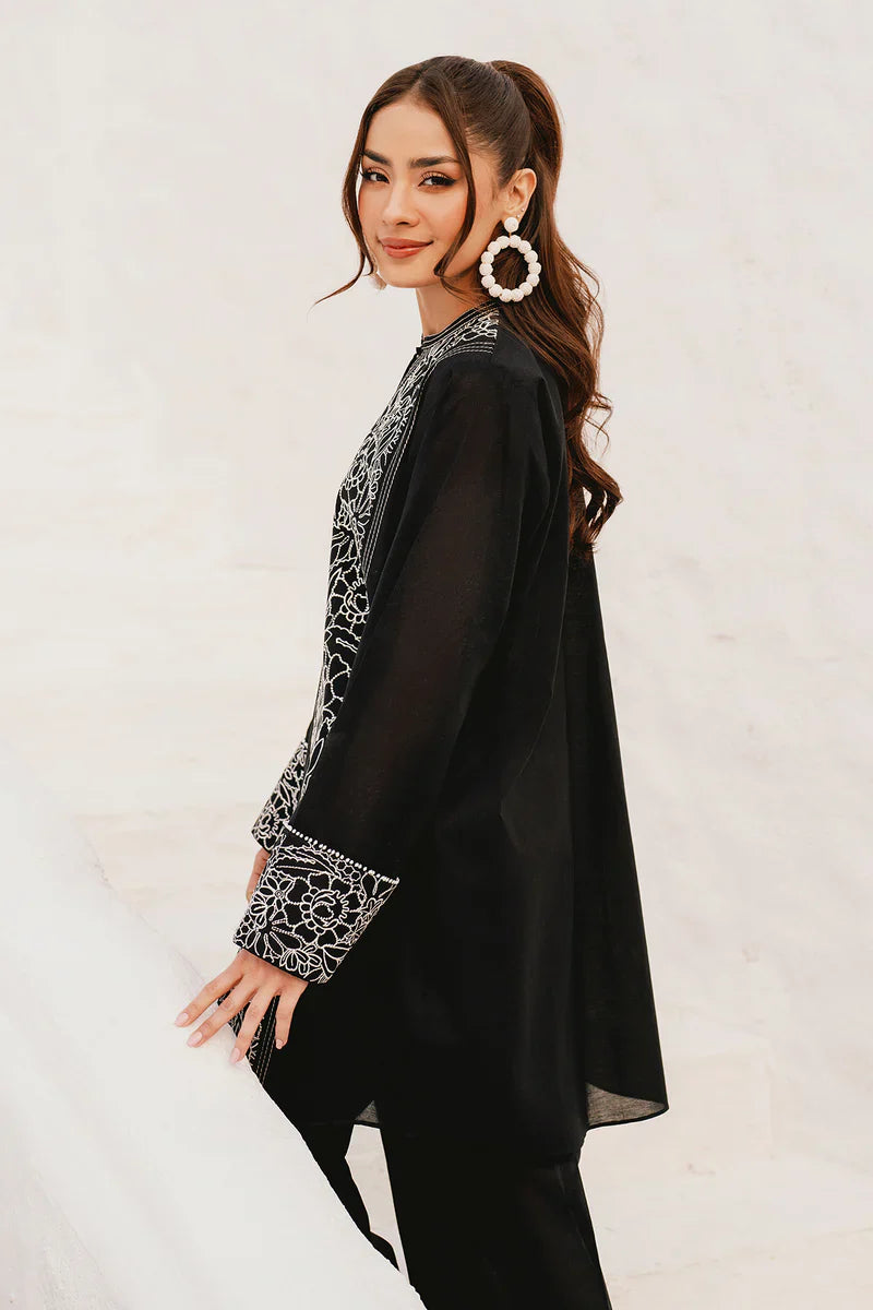 Zarqash - 2 PC Embroidered Dress
