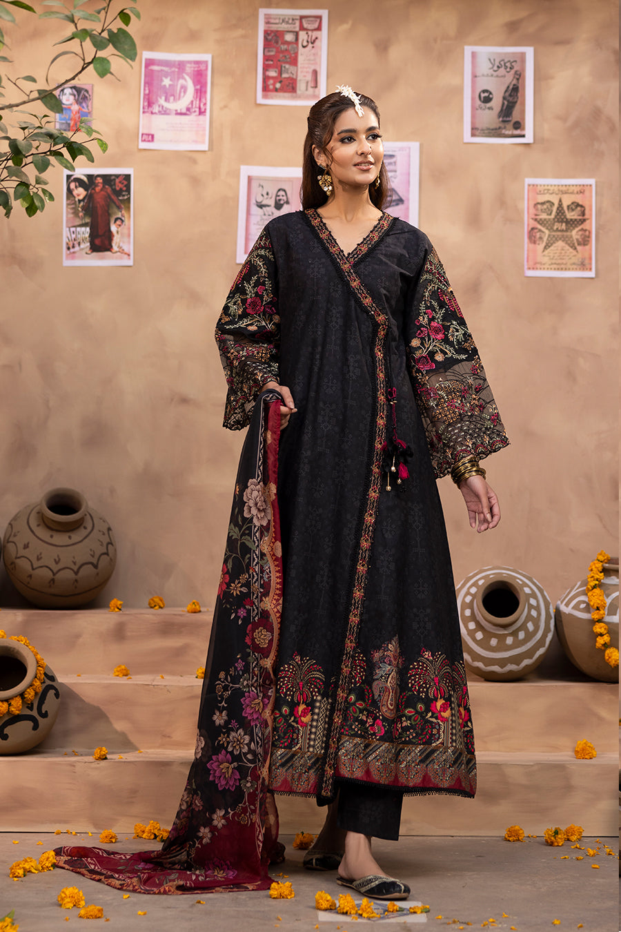 Rahi - Cotton Cambric Frock (3PC)