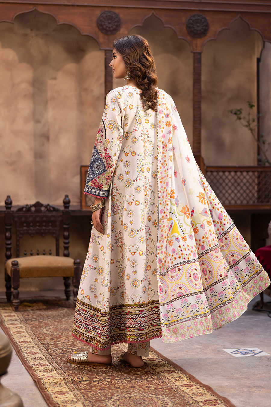 Zari - Cambric Frock (3PC)