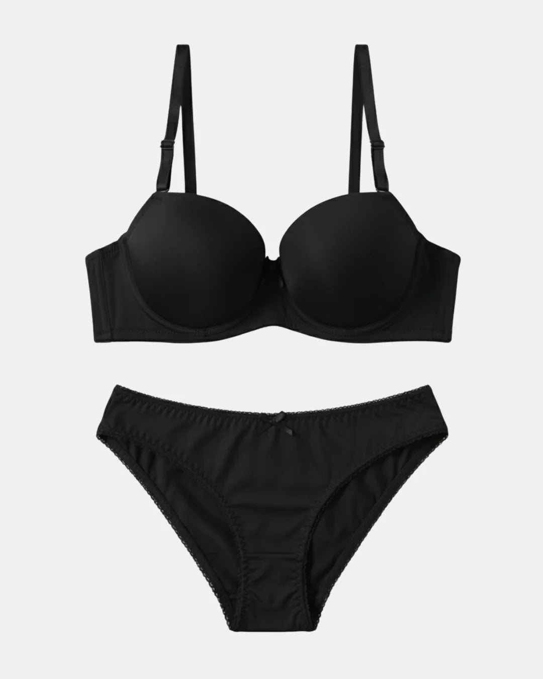 Padded Bra Set - Comfort Pro - Black