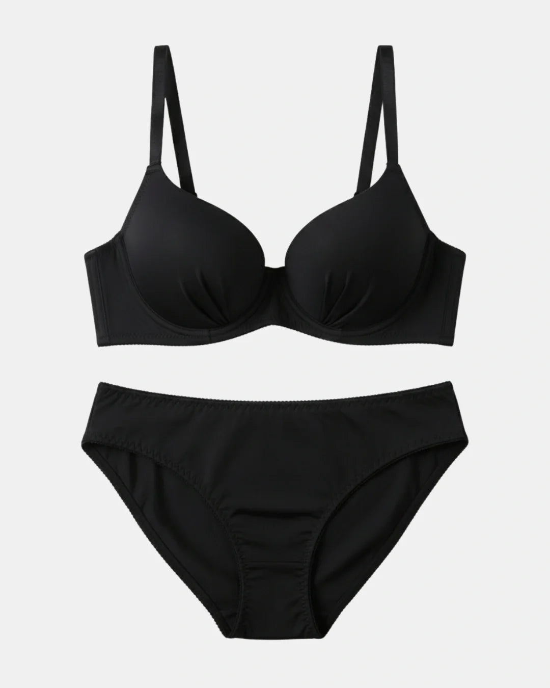 Padded Bra Set - Amelia - Black