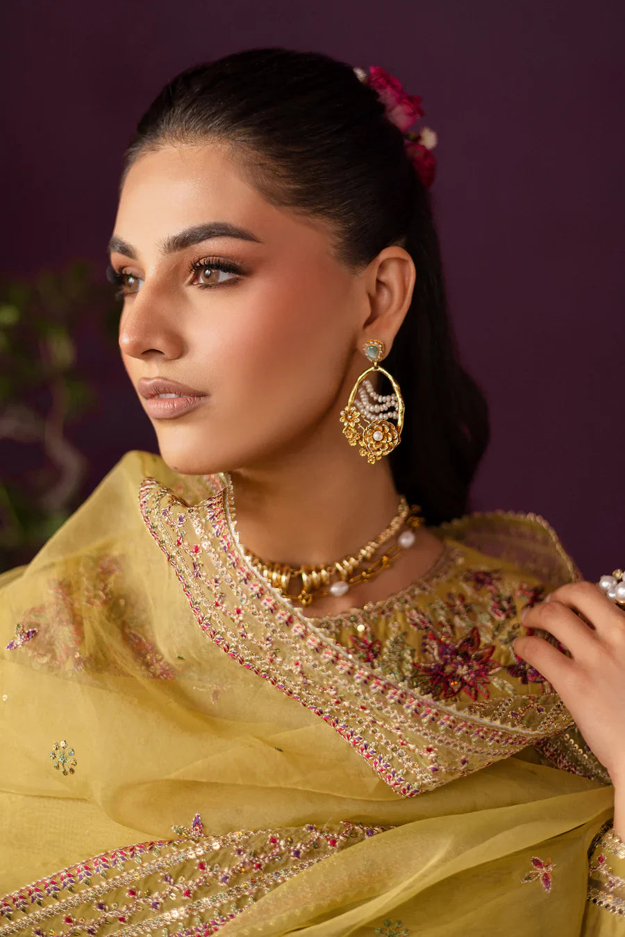 Zariah - 3 PC Embroidered Dress