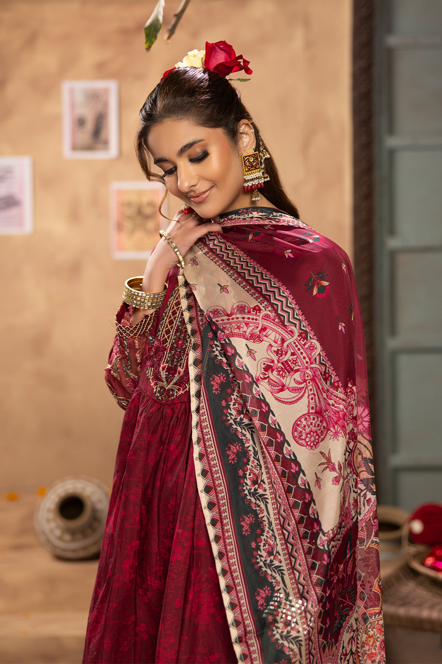 Inara - Cotton Cambric Frock (3PC)