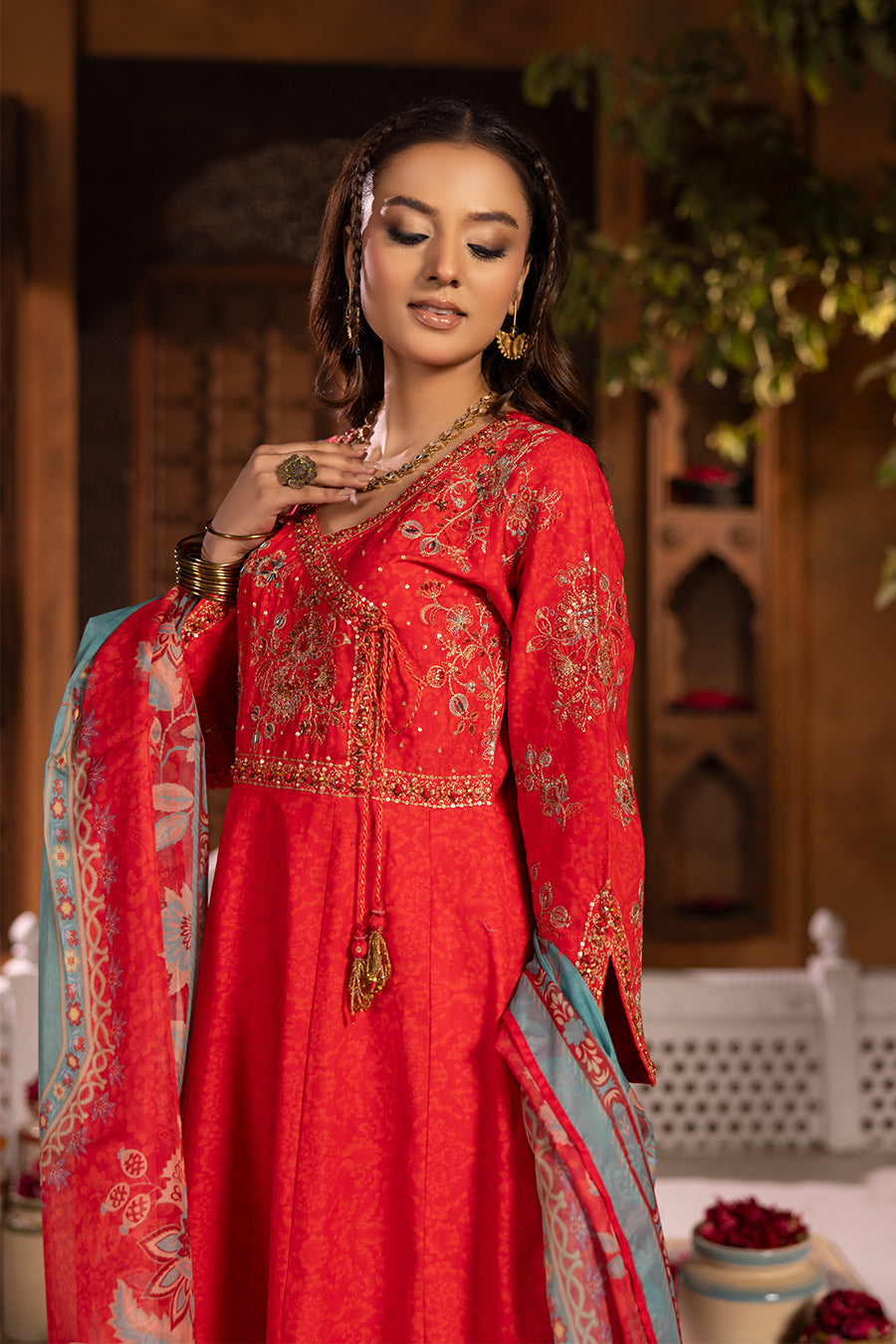 Diya - Cotton Cambric Frock (3PC)