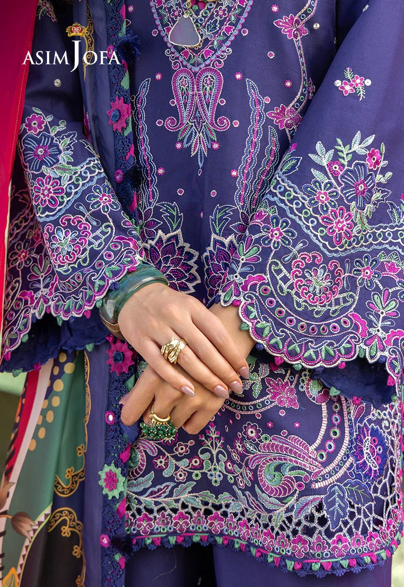 AJULW-03 Embroidered Lawn Stitched 3 Pcs