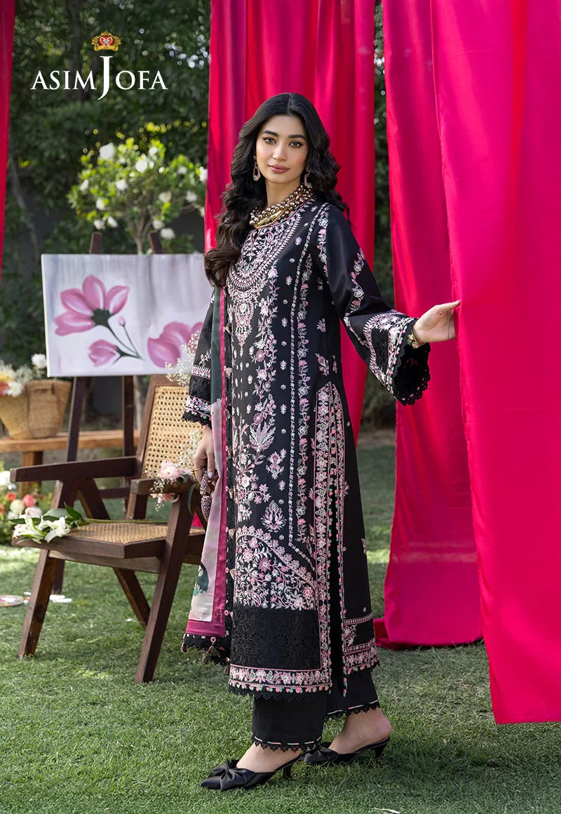 AJULW-05 Embroidered Lawn Stitched 3 Pcs