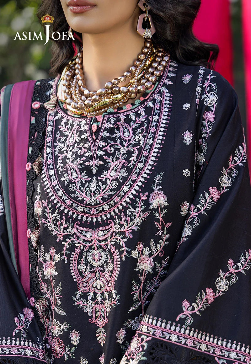 AJULW-05 Embroidered Lawn Stitched 3 Pcs