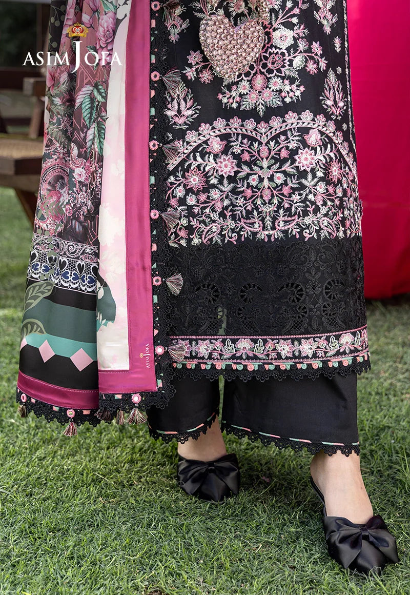 AJULW-05 Embroidered Lawn Stitched 3 Pcs