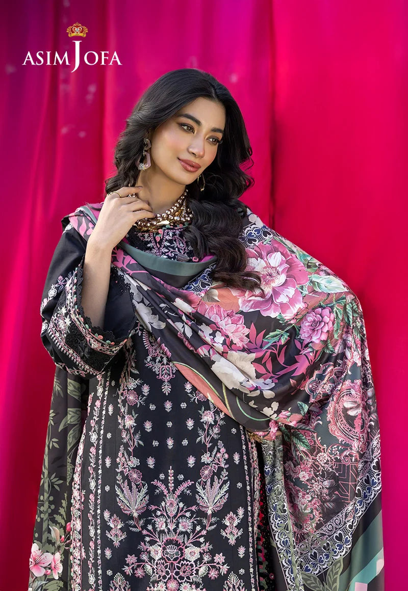 AJULW-05 Embroidered Lawn Stitched 3 Pcs