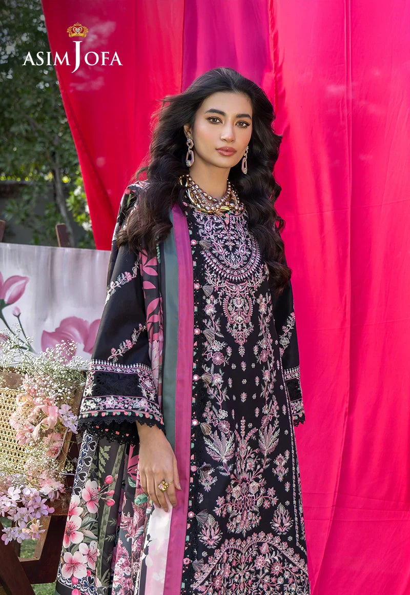 AJULW-05 Embroidered Lawn Stitched 3 Pcs