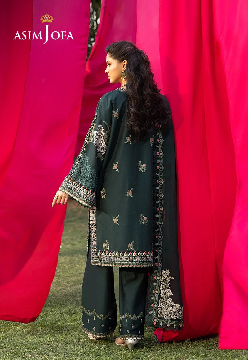 AJULW-06 Embroidered Lawn Stitched 3 Pcs