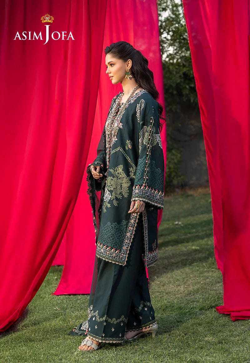 AJULW-06 Embroidered Lawn Stitched 3 Pcs