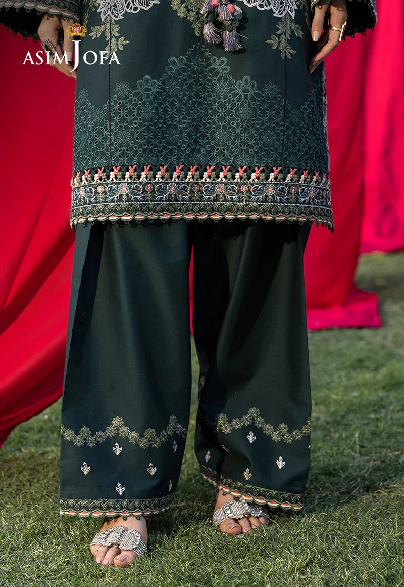 AJULW-06 Embroidered Lawn Stitched 3 Pcs