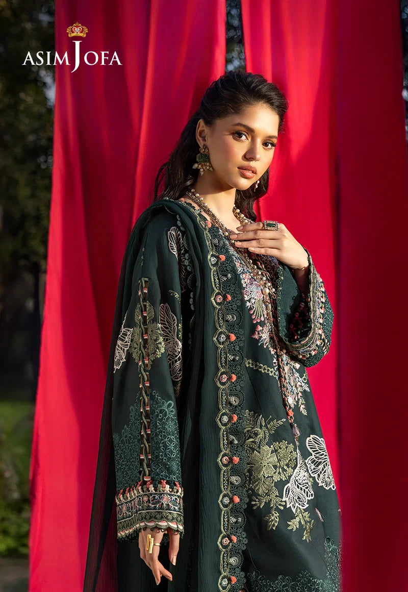 AJULW-06 Embroidered Lawn Stitched 3 Pcs