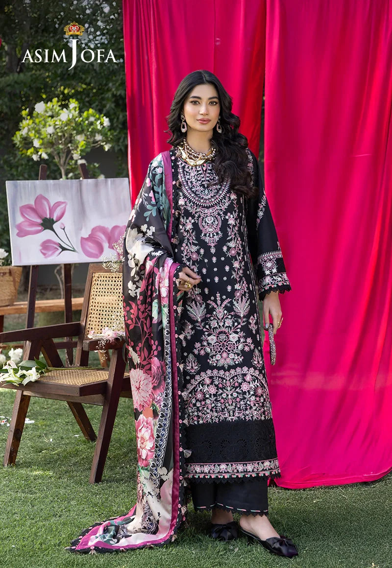 AJULW-05 Embroidered Lawn Stitched 3 Pcs