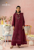 AJULW-12 Embroidered Lawn Stitched 3 Pcs