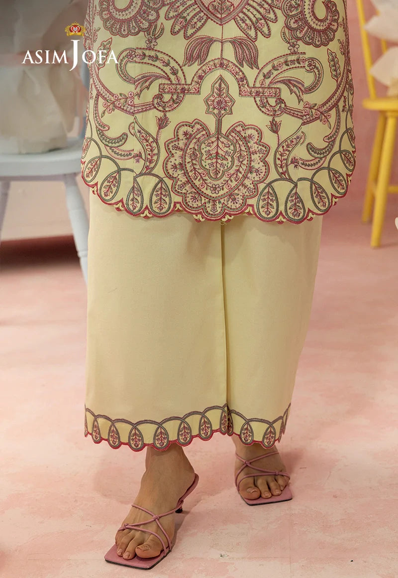 AJULW-09 Embroidered Lawn Stitched 3 Pcs