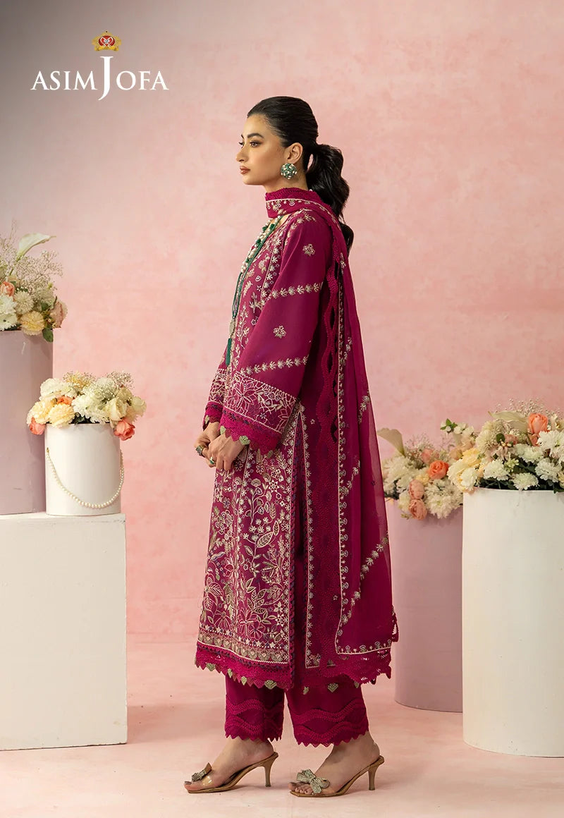 AJULW-02 Embroidered Lawn Stitched 3 Pcs