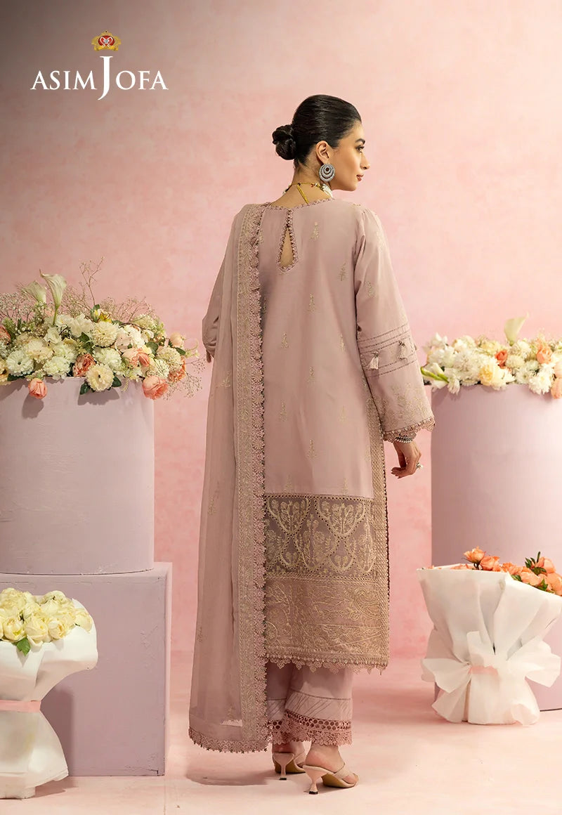 AJULW-11 Embroidered Lawn Stitched 3 Pcs