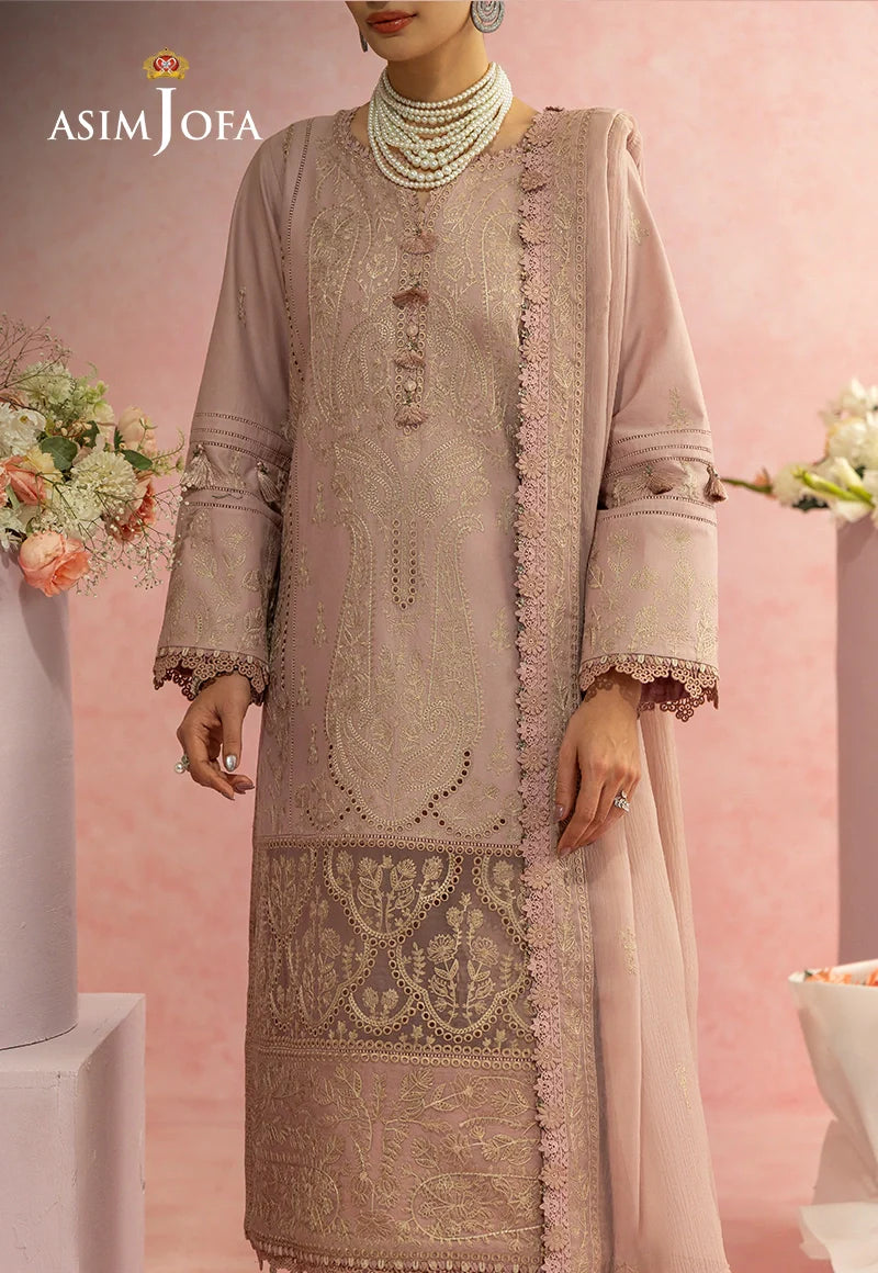 AJULW-11 Embroidered Lawn Stitched 3 Pcs