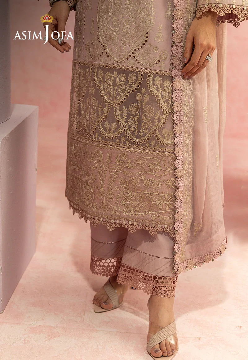 AJULW-11 Embroidered Lawn Stitched 3 Pcs