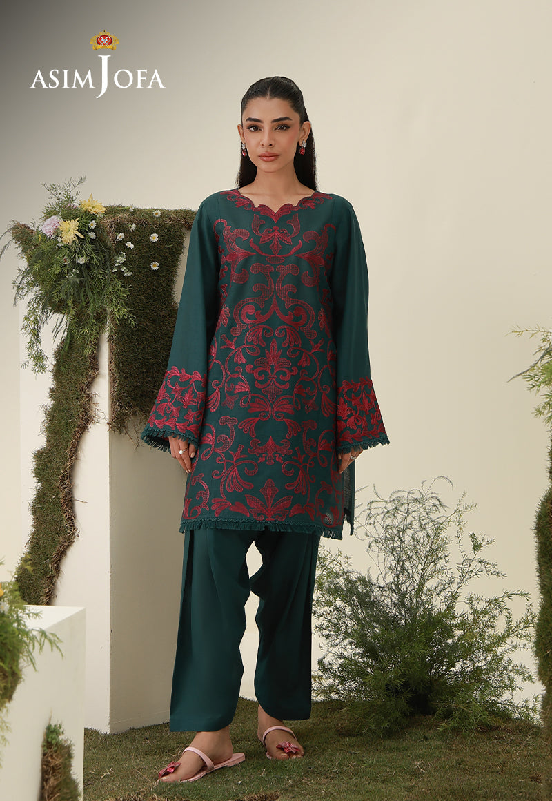 AJPB-266 Embroidered Dobby Stitched 2pcs