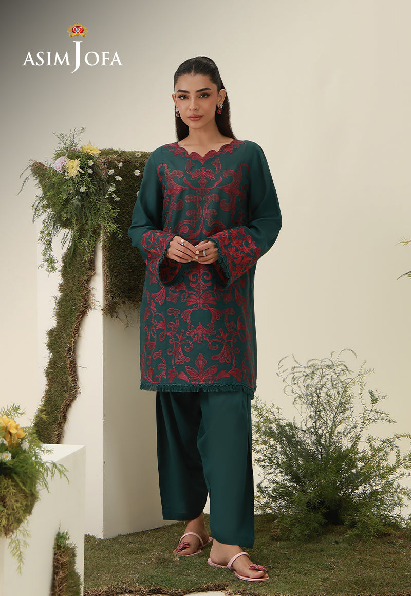 AJPB-266 Embroidered Dobby Stitched 2pcs