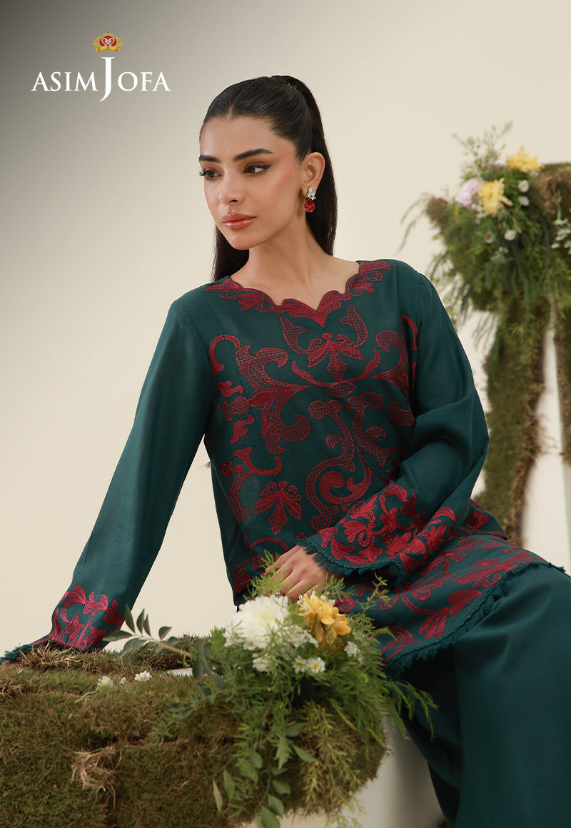 AJPB-266 Embroidered Dobby Stitched 2pcs