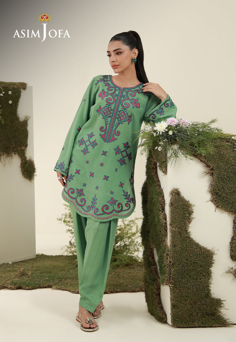 AJPB-307 Embroidered Dobby Stitched 2pcs