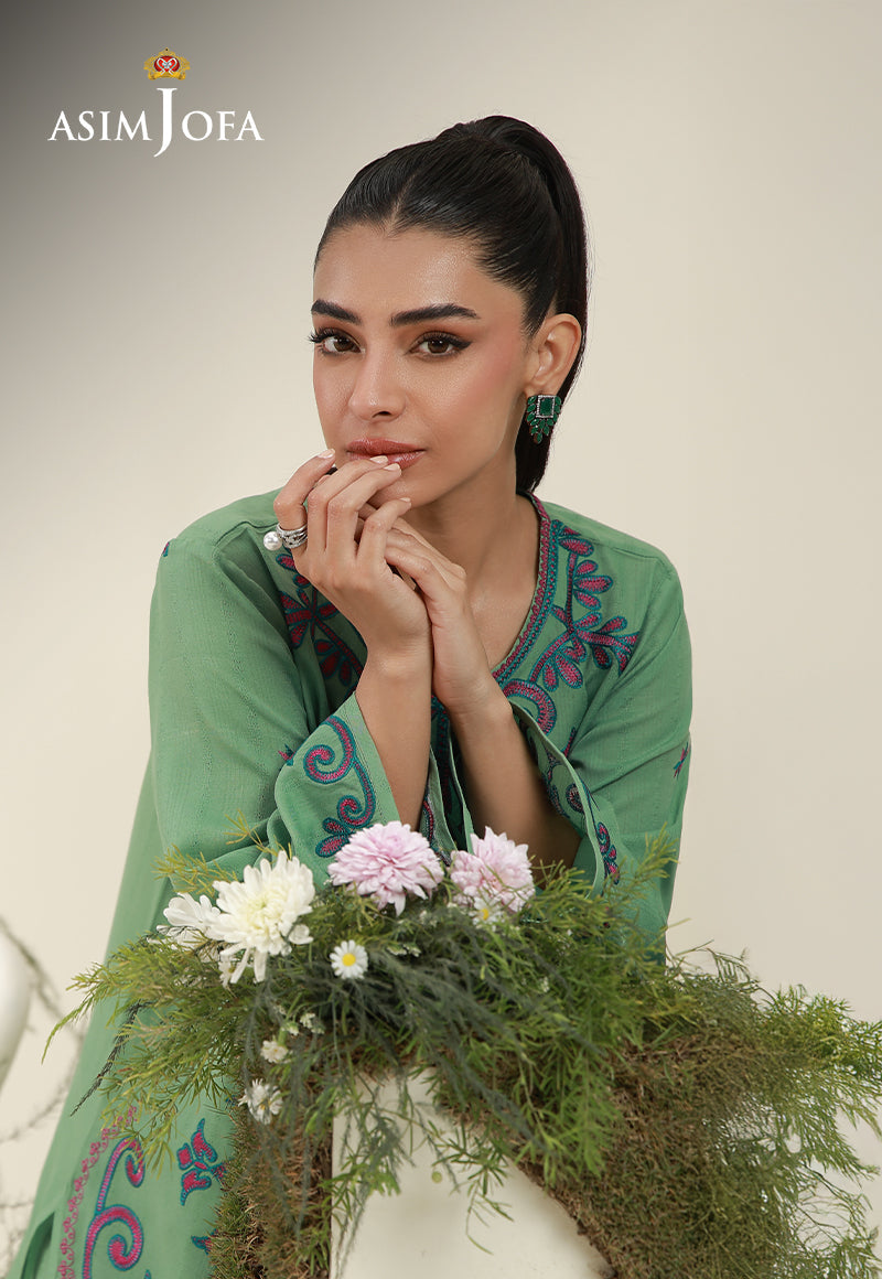 AJPB-307 Embroidered Dobby Stitched 2pcs